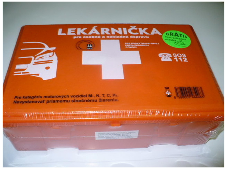 Autolekárnička plast