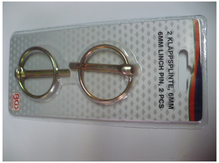 Zastrcne zavlacky priem.trnu 6,0 mm,2ks