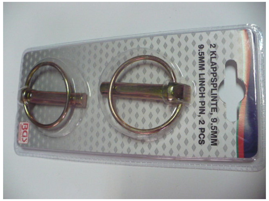 Zastrcne zavlacky priemer trnu 9.5 mm 2ks